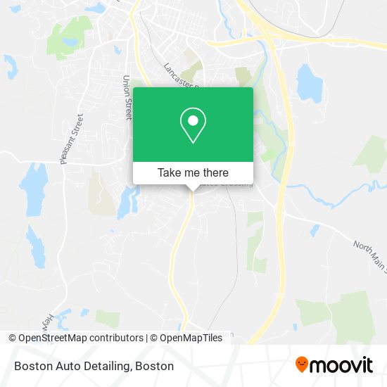 Mapa de Boston Auto Detailing