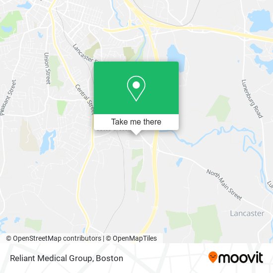 Reliant Medical Group map