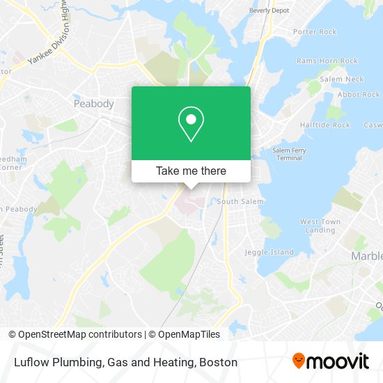 Luflow Plumbing, Gas and Heating map