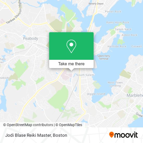Jodi Blase Reiki Master map