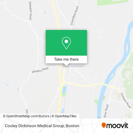 Cooley Dickinson Medical Group map
