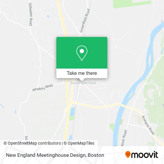 New England Meetinghouse Design map