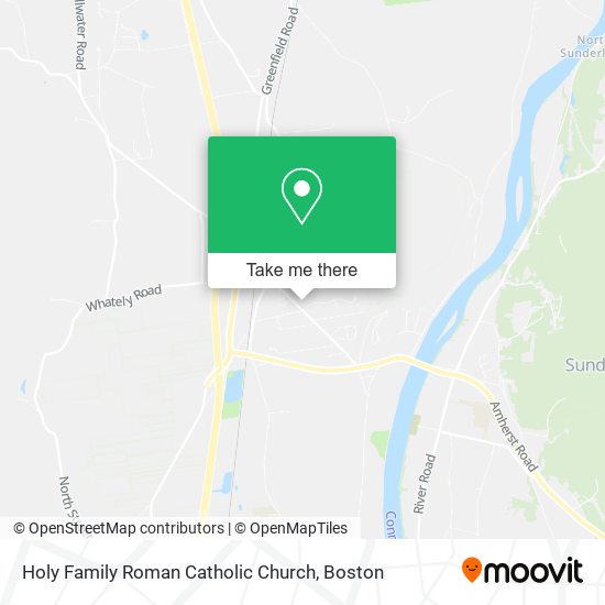 Holy Family Roman Catholic Church map