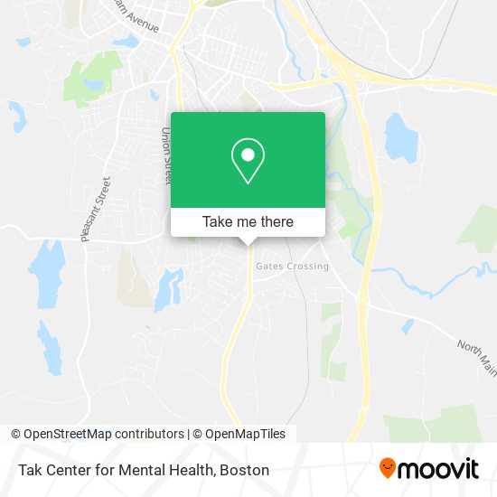 Tak Center for Mental Health map