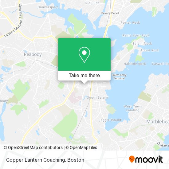 Copper Lantern Coaching map