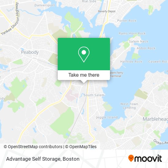 Mapa de Advantage Self Storage