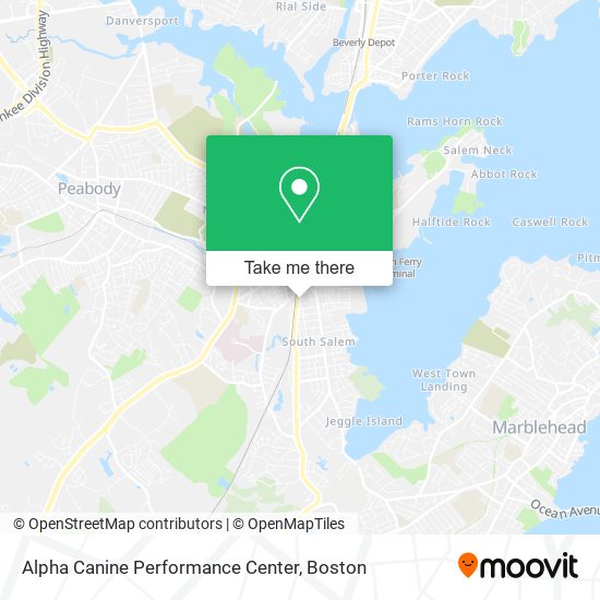 Alpha Canine Performance Center map