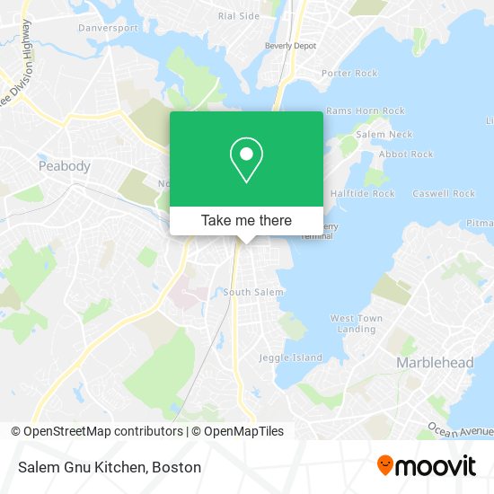 Salem Gnu Kitchen map