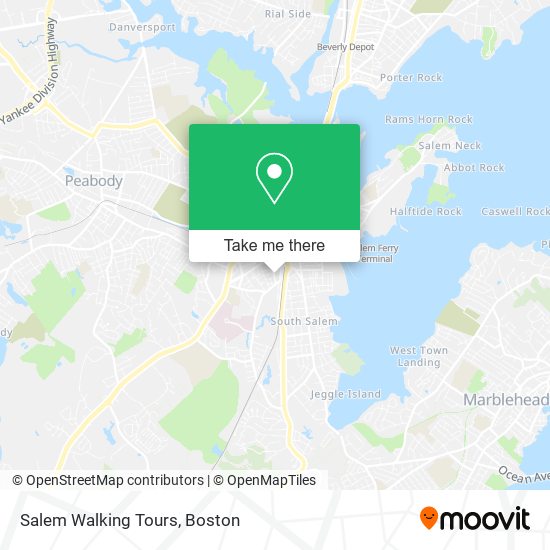 Salem Walking Tours map