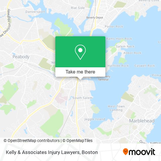 Mapa de Kelly & Associates Injury Lawyers