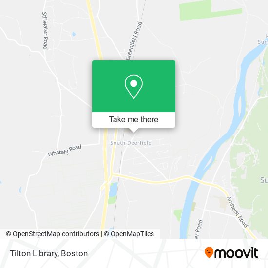 Tilton Library map