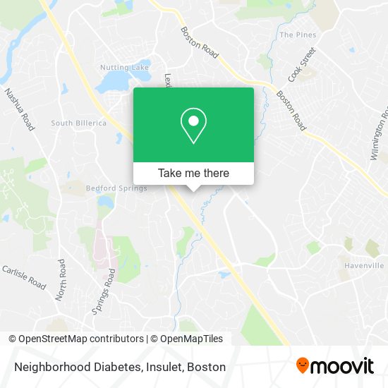 Neighborhood Diabetes, Insulet map
