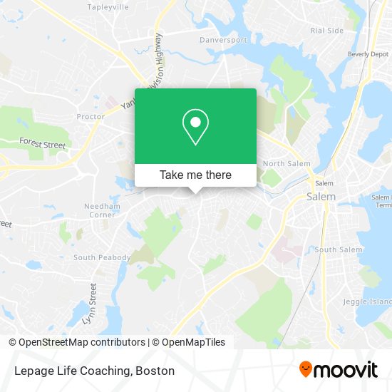 Lepage Life Coaching map