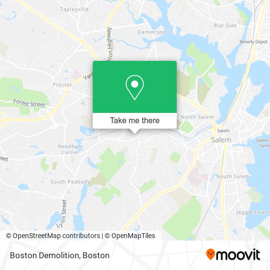 Mapa de Boston Demolition
