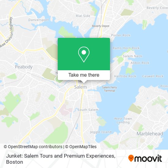 Junket: Salem Tours and Premium Experiences map