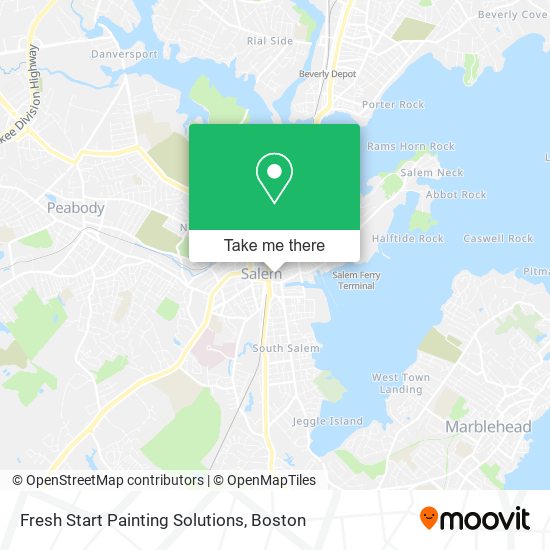 Fresh Start Painting Solutions map