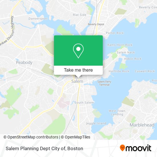 Salem Planning Dept City of map