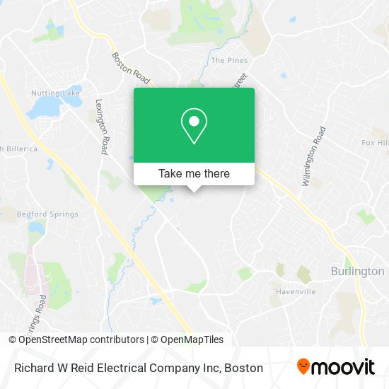 Richard W Reid Electrical Company Inc map