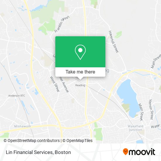 Lin Financial Services map