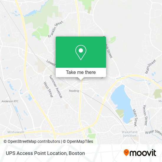 Mapa de UPS Access Point Location