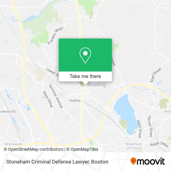 Stoneham Criminal Defense Lawyer map