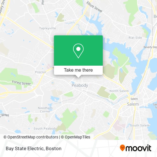 Bay State Electric map