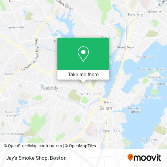 Mapa de Jay's Smoke Shop