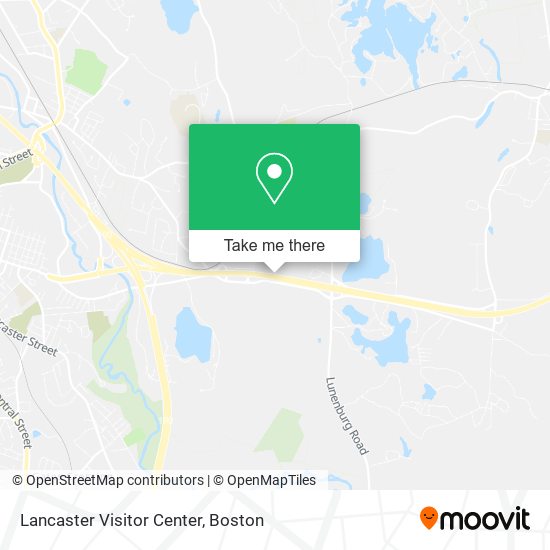 Lancaster Visitor Center map
