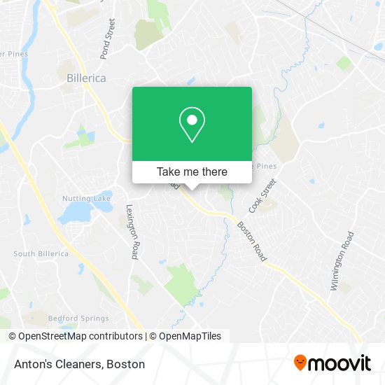 Anton's Cleaners map