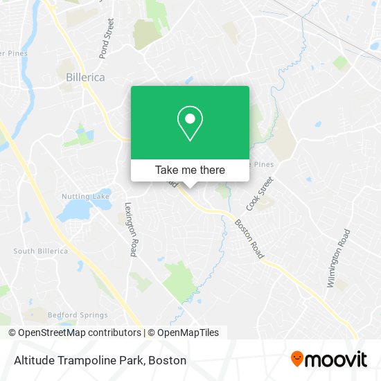 Mapa de Altitude Trampoline Park