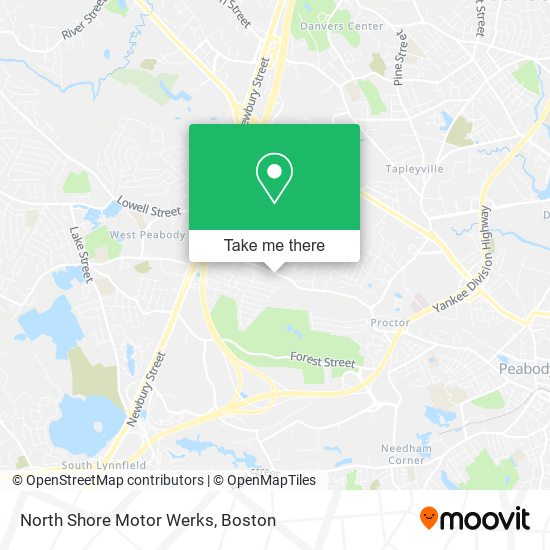 North Shore Motor Werks map