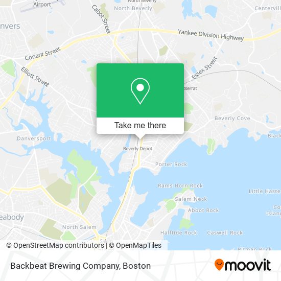 Mapa de Backbeat Brewing Company