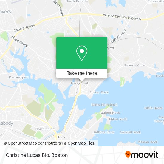 Christine Lucas Bio map