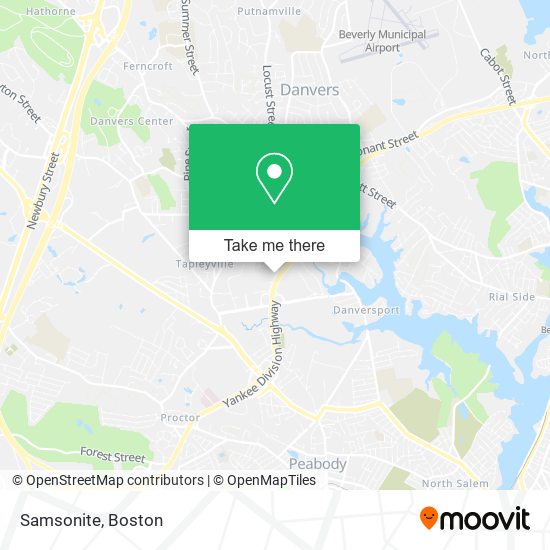 Samsonite map