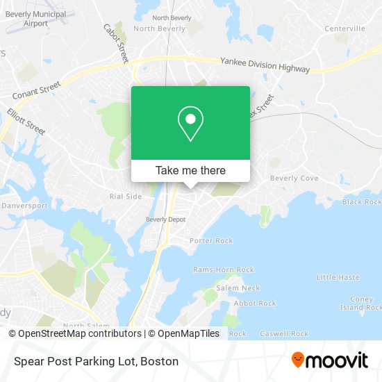 Spear Post Parking Lot map