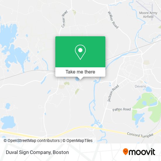 Duval Sign Company map