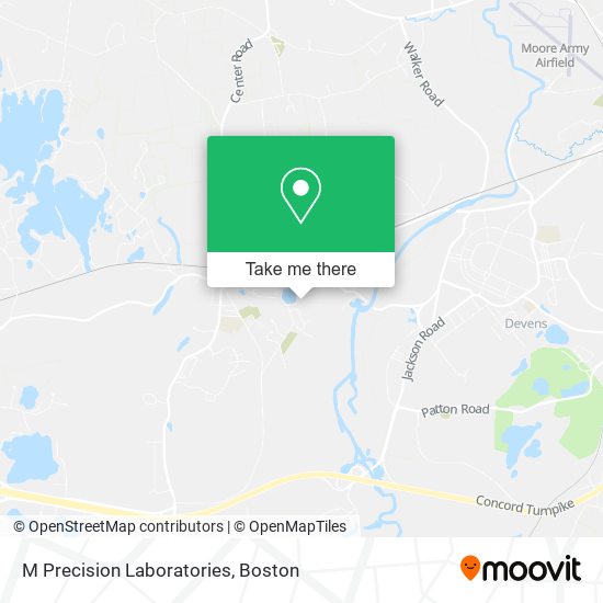 Mapa de M Precision Laboratories