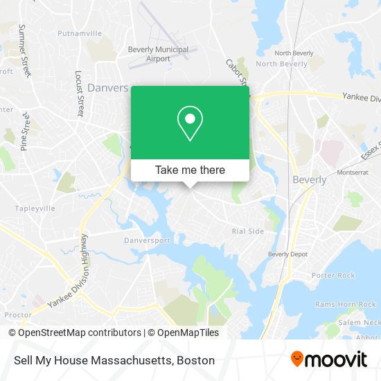 Sell My House Massachusetts map