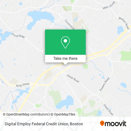 Digital Employ Federal Credit Union map