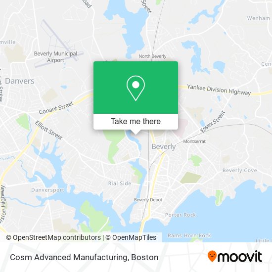 Mapa de Cosm Advanced Manufacturing