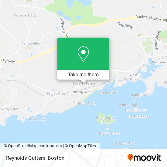 Reynolds Gutters map