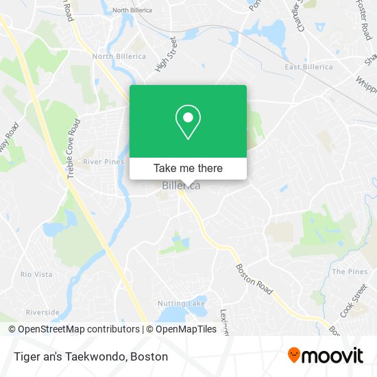 Mapa de Tiger an's Taekwondo