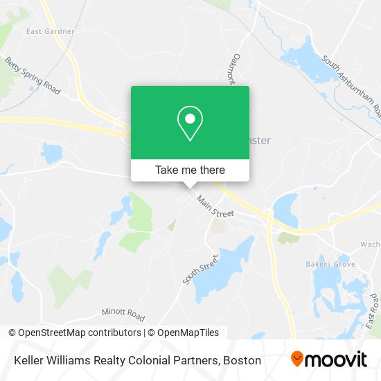 Keller Williams Realty Colonial Partners map