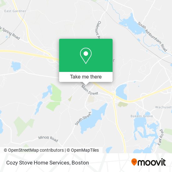 Mapa de Cozy Stove Home Services