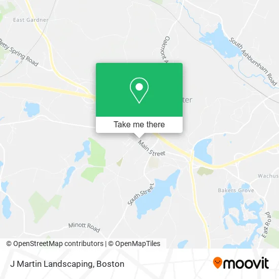 J Martin Landscaping map