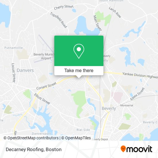 Decarney Roofing map