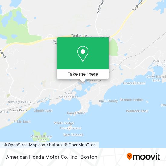 Mapa de American Honda Motor Co., Inc.