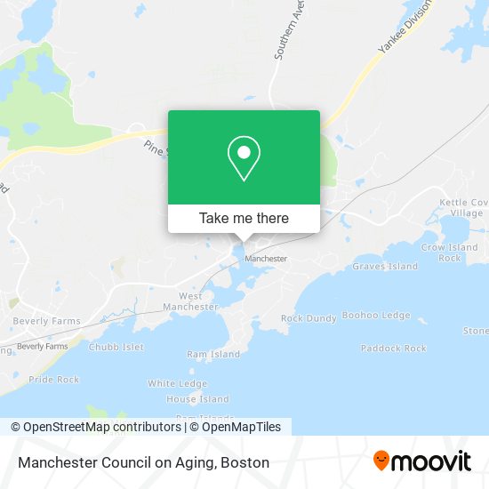 Mapa de Manchester Council on Aging