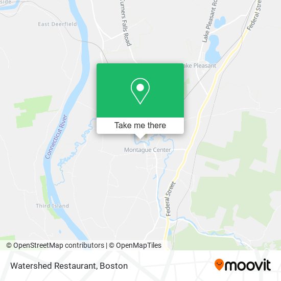 Watershed Restaurant map