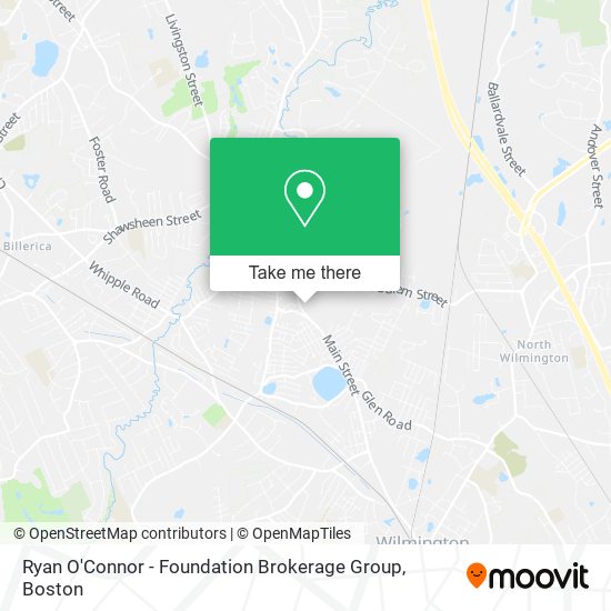 Mapa de Ryan O'Connor - Foundation Brokerage Group